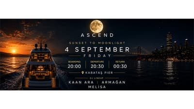 یات پارتی Ascend Boat Party — استانبول